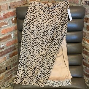NWOT Leopard Print Midi